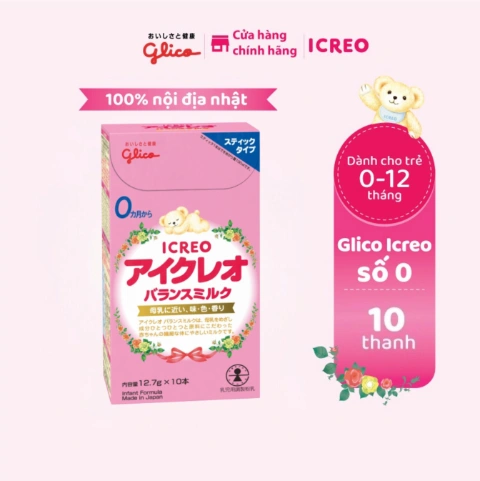 Glico ICREO Balance Milk (hộp giấy)